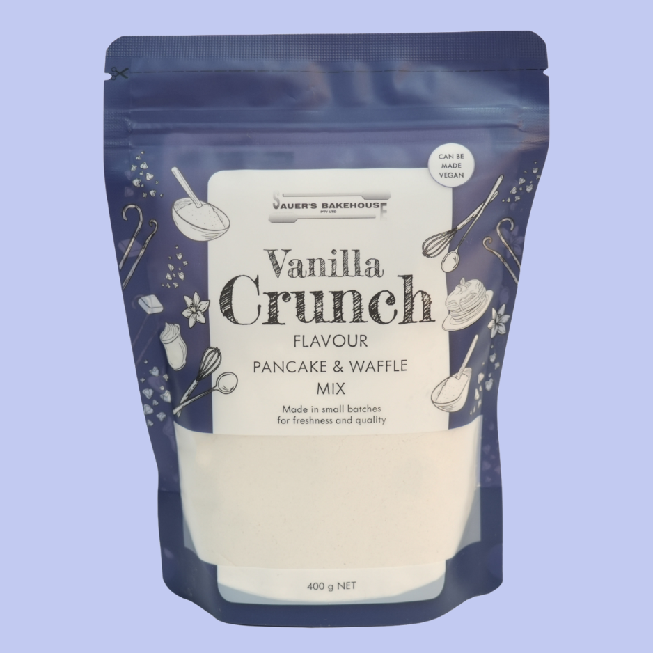 Vanilla Crunch Pancake & Waffle Mix – Sauer's Bakehouse