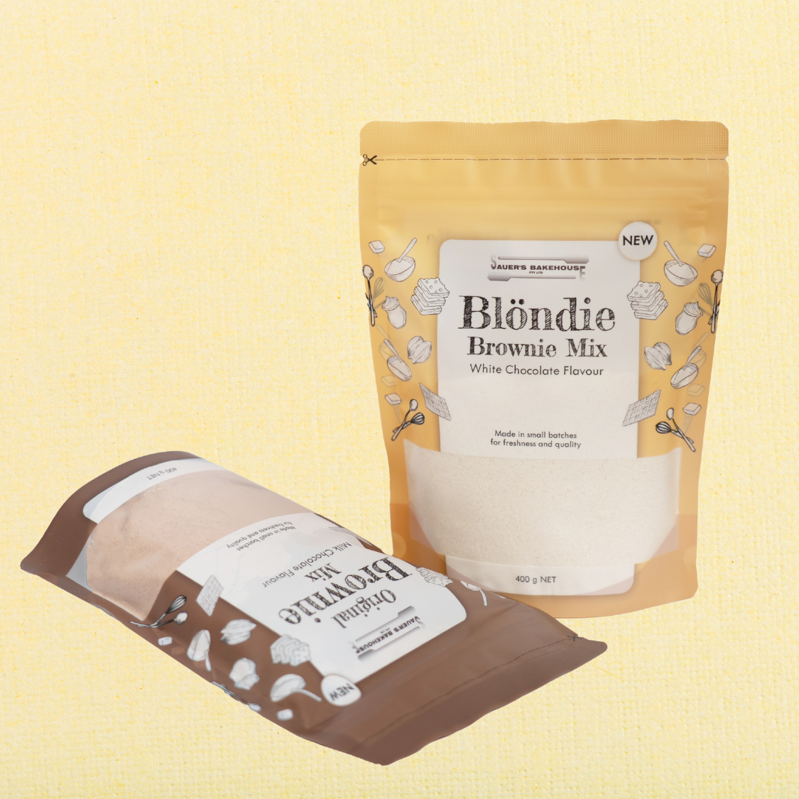 Blondie Brownie Mix by Sauer's Bakehouse on Sauersmixes.com