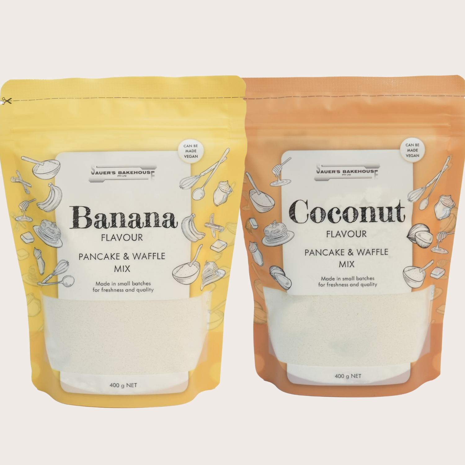 Tropical Duo Pancake & Waffle Mix Bundle – Sauer's Bakehouse