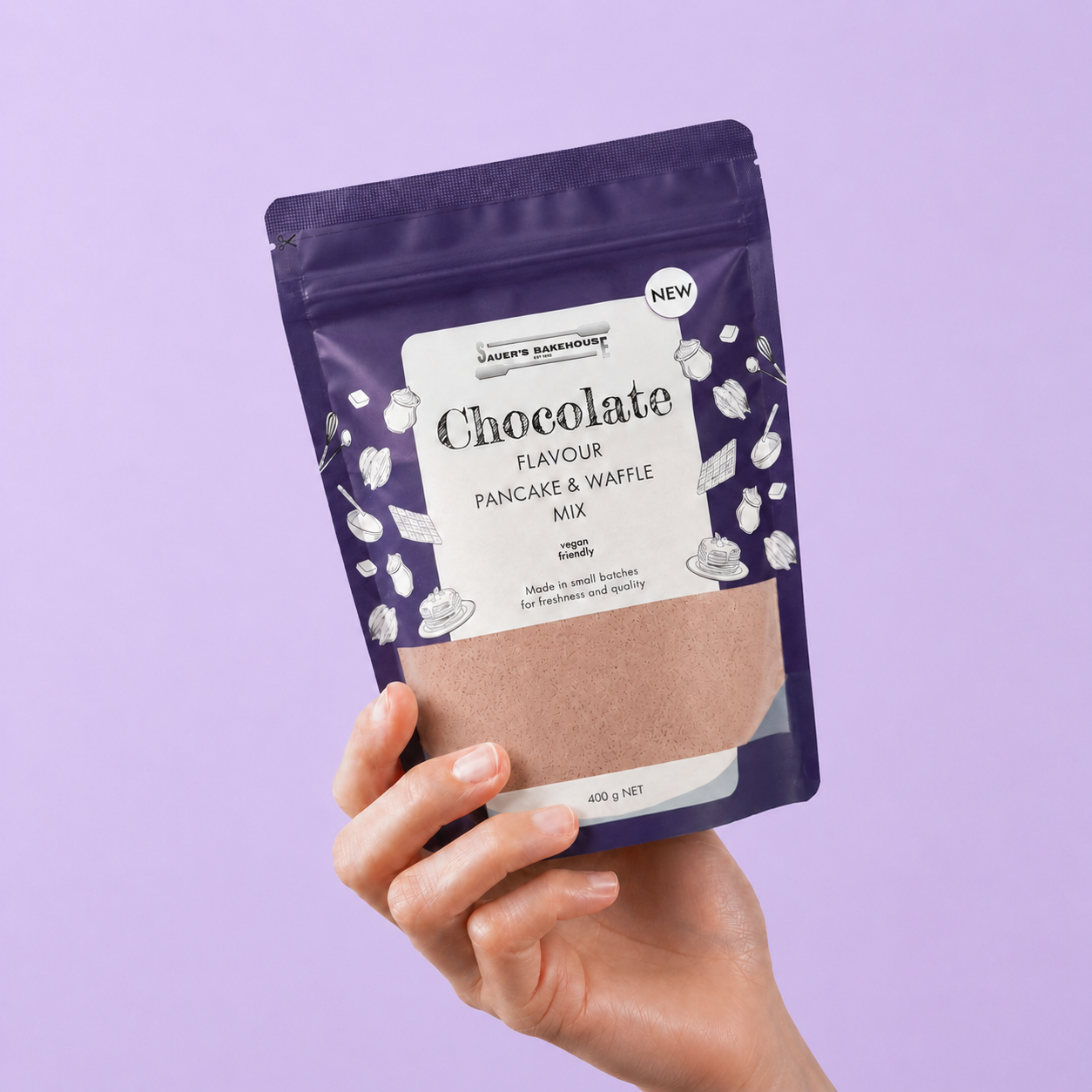 Chocolate Pancake & Waffle Mix – Sauer's Bakehouse