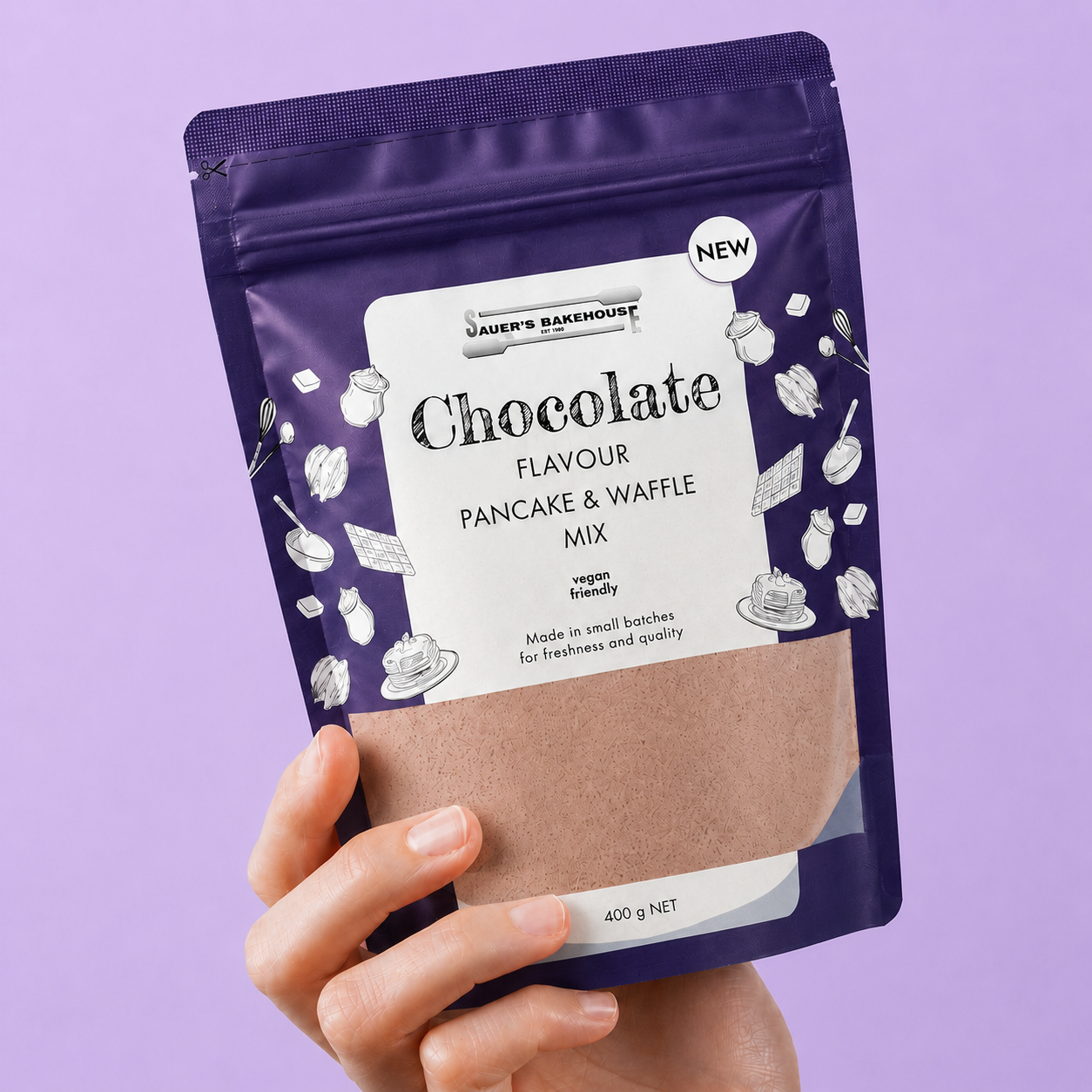 Chocolate Pancake & Waffle Mix – Sauer's Bakehouse