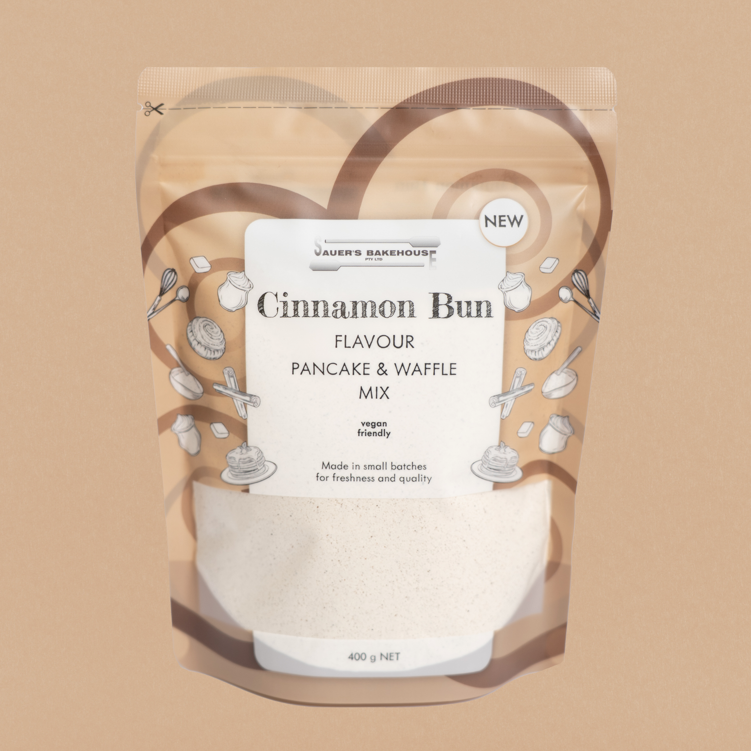 Cinnamon Bun Pancake & Waffle Mix (400g)